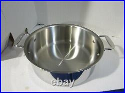 All Clad Stainless 6 Quart Stock Pot With Lid Stainless D3 line #4506 NEW