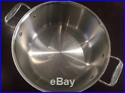 All Clad Stainless 8 QT Stock Pot with Lid