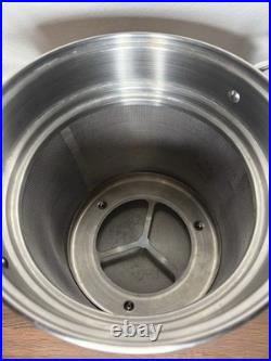 All-Clad Stainless Steel 12 Quart Multi Stock Pot with Pasta Strainer And Lid