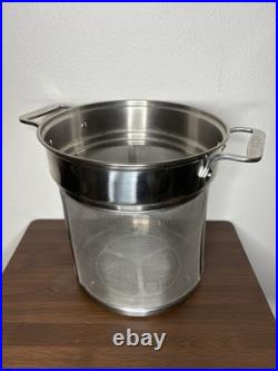 All-Clad Stainless Steel 12 Quart Multi Stock Pot with Pasta Strainer And Lid