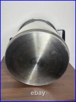 All-Clad Stainless Steel 12 Quart Multi Stock Pot with Pasta Strainer And Lid