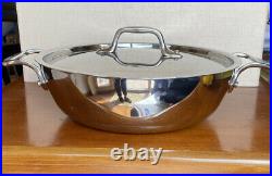 All-Clad Stainless Steel 2 1/2 Quart Rice Grain & Bean Soup Stock Pot USA
