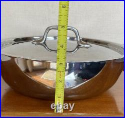 All-Clad Stainless Steel 2 1/2 Quart Rice Grain & Bean Soup Stock Pot USA