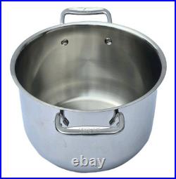 All-Clad Stainless Steel 3-Piece 6 Qt. Pasta Pot With Strainer & Lid A4 129-3111