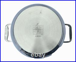All-Clad Stainless Steel 3-Piece 6 Qt. Pasta Pot With Strainer & Lid A4 129-3111