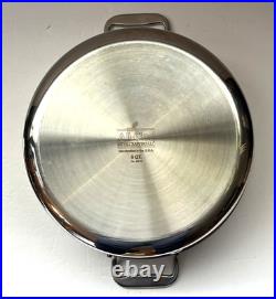 All-Clad Stainless Steel 6 QT. Stockpot with Lid Handcrafted in USA