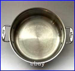 All-Clad Stainless Steel 6 QT. Stockpot with Lid Handcrafted in USA