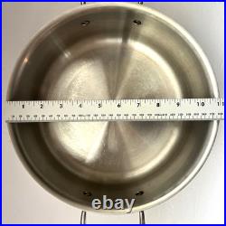 All-Clad Stainless Steel 6 QT. Stockpot with Lid Handcrafted in USA