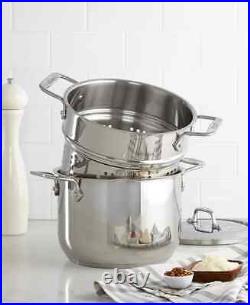 All-Clad Stainless Steel 6-Qt Pasta Pot with Lid