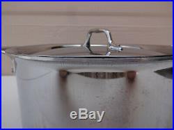All Clad Stainless Steel 8 Qt Quart Stock Pot Pan FREE SHIPPING