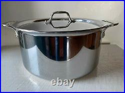 All-Clad Stainless Steel 8-Quart Stock Pot with Lid, New