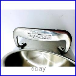 All-Clad Stainless Steel 8 Quart Stockpot with Lid Tri-Ply Bonded Induction USA
