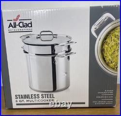 All-Clad Stainless Steel 8qt Multicooker-New in Box