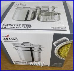 All-Clad Stainless Steel 8qt Multicooker-New in Box