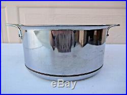 All Clad Stainless Steel Copper Core 8 Qt Quart Stock Pot Pan FREE SHIPPING