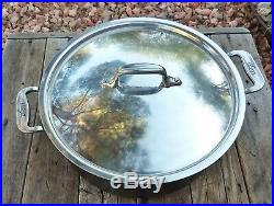 All Clad Stainless Steel LTD 6 qt. Stock Pot with Lid #3506 Excellent Condition