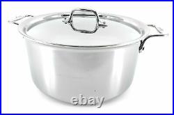 All-Clad Stainless Steel Sauce Stock Pot Saute Dutch Oven Pan Pot 8 qt withLid
