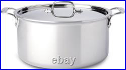 All Clad Stainless Steel Stockpot with Lid With Lid (4508) Brand New