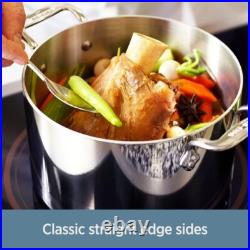 All Clad Stainless Steel Stockpot with Lid With Lid (4508) Brand New