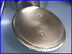 All-Clad Stainless Steel Tri-Ply Bonded Pot & Lid Sauce 4 Quart Excellent Pan