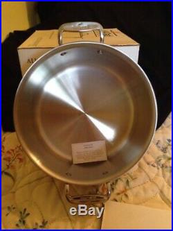 All-Clad Stockpot 8-Qt Stainless Steel with Lid Cookware New With Original Box