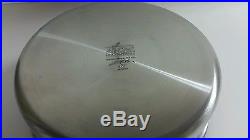 All Clad TK 8 Qt Rondeau Brushed Stainless Thomas Keller w Lid Factory Second