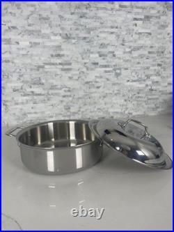 All-Clad Tri-Ply Stainless Steel 5-Qt All-in One Pan withDomed Lid (DENT)