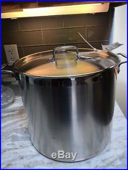 All-Clad d5 8qt Stock pot Dutch Oven, Stainless Steel Polished (No Factory box)