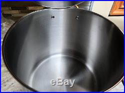 All-Clad d5 8qt Stock pot Dutch Oven, Stainless Steel Polished (No Factory box)