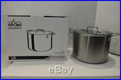 All Clad d5 Brushed Stainless 12Qt Stock Pot 5 Ply Item # BD 55512
