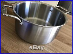 All Clad d5 Brushed Stainless 8 Qt STOCK POT with LID Item 5 Ply