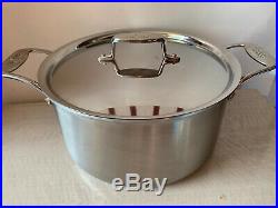 All-Clad d5 Brushed Stainless-Steel Stock Pot, 8-QT, New