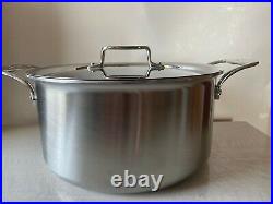 All-Clad d5 Brushed Stainless-Steel Stock Pot, 8-Qt, New