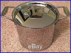 All Clad d5 POLISHED Stainless Steel 7 QT TALL Stock & Pasta Pot NEW