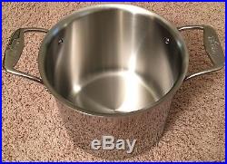 All Clad d5 POLISHED Stainless Steel 7 QT TALL Stock & Pasta Pot NEW