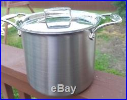 All-Clad d5 Polished (Flared Rim) 5-ply Stainless Steel 7 qt Stock Pot withlid