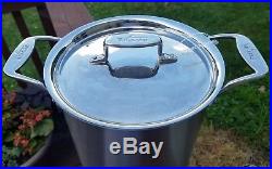 All-Clad d5 Polished (Flared Rim) 5-ply Stainless Steel 7 qt Stock Pot withlid