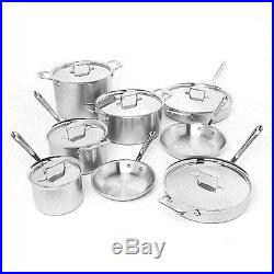 All-Clad d5 Stainless-Steel 14-Piece Cookware Set (read with larger stock pot!)