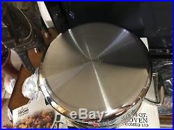 All-Clad d7 8qt Stock Pot Dutch Oven Polished Stainless Steel