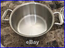 All-Clad d7 8qt Stock pot Dutch Oven, Stainless Steel Polished (not Factory box)