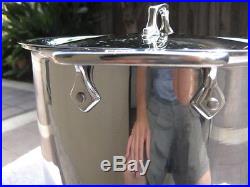 All-clad 12 quart tall stock pot with Lid NEW stainless steel