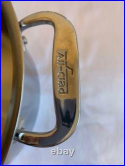 All-clad 3d Stock Pot 8 Qt Stainless Steel New Open Box Oven Safe