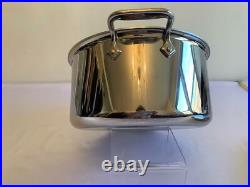 All-clad 3d Stock Pot 8 Qt Stainless Steel New Open Box Oven Safe All-clad 3d Stock Pot 8 Qt Stainless Steel New Open Box Oven Safe