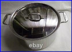 All-clad Cassic 3 Ply Stainless Steel 8 Qt Stock Pot Store Display. Dr