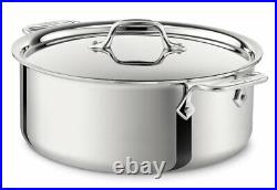 All-clad D3 Stainless 3-ply Bonded 6-qt Stockpot with Lid