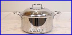 All-clad D5 Polished 8 qt Ultimate Soup Pot with Dome Lid, Ladle & Mitts