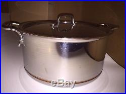 All-clad Stainless Steel Copper Core 8 Qt Covered Stockpot Brand New Msrp $460