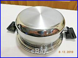 Americraft 4 Qt Stock Pot Familie Slow Cooker Base 5 Ply Stainless Steel