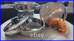 Amway Cookware New iCook 6-Piece 8L/8 Quart Dutch Oven New