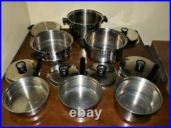 Amway Queen 14 Piece Stainless Steel Pots and Pans Set